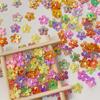 Sequin Sunflower Applique Colorful Glitter Stickers for DIY Nail Art Decor Sewing Clothing Ornaments