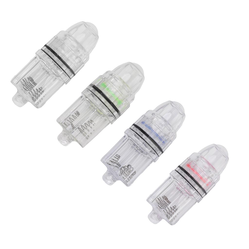 Deep Drop Fishing Light Transparent Plastic AA Battery Powered LED Fishing Light for Trolling Sea Fr