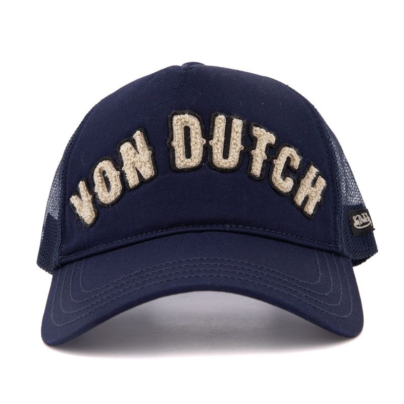 Casquette baseball uni logo fausse fourrure Homme VON DUTCH