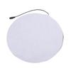 USB Heating Pad for Small Pets PU Leather Round Heated Plate 3 Levels Temperature