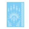 Baizihuahu White Lace Tattoo Sticker for Women, Temporary Face Body Arm, Waterproof Fake Decal Wedding Party Festival