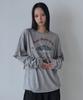 5OML Loose Fit Layered Long Sleeve (Melange Gray)