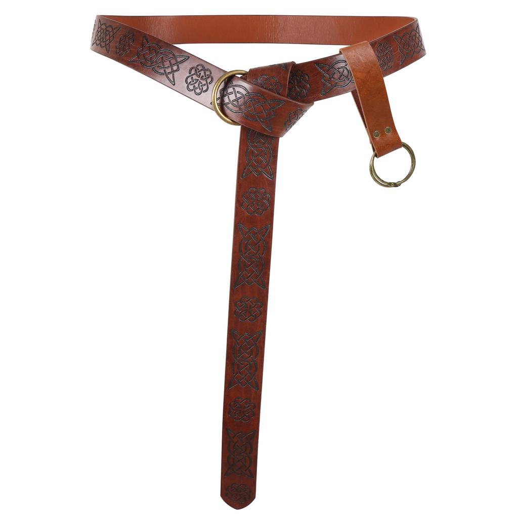 2 Piece Skirt Mug Holder Renaissance Belt Accessories Mug Belt for Medieval Viking Belt Scabbard Cosplay Costume