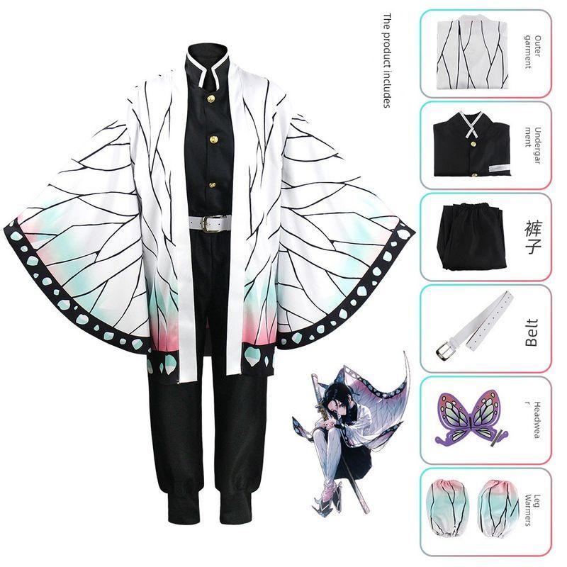 Foreign Trade Demon Slayer Anime Costumes Tanjiro Nezuko Cosplay Zenitsu Agatsuma Shinobu Kocho Demon Slayer Cosplay