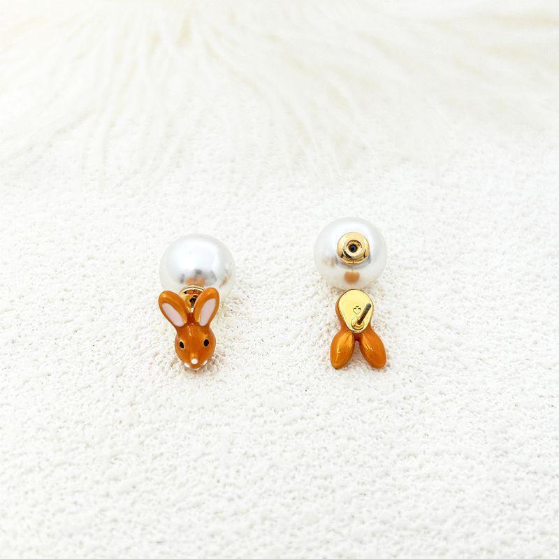 Playful Delicate Rabbit Removable Earrings Stud Earrings