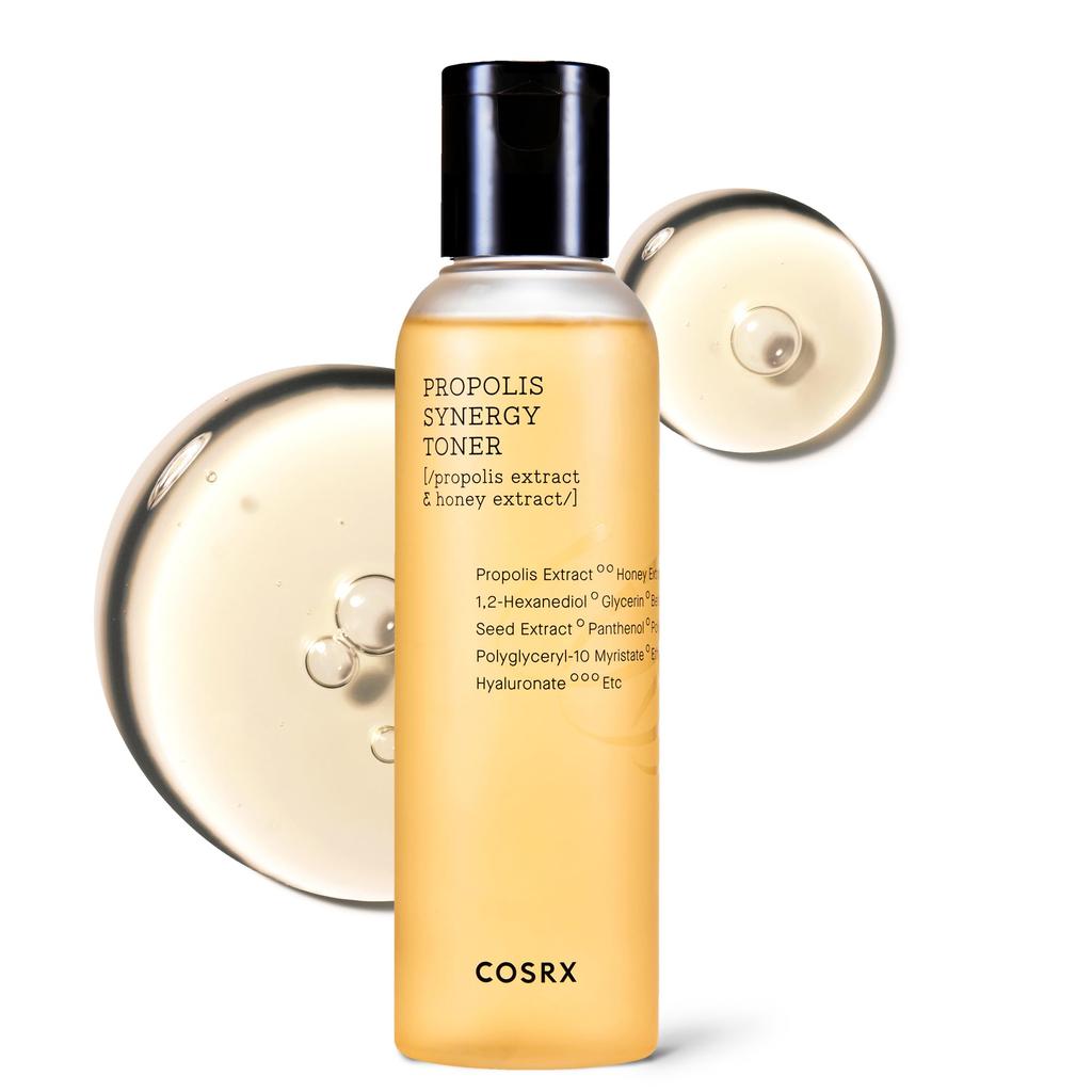 COSRX Propolis Synergy Toner Beauty Sensitive Low Honey Made In Human Body Application Milky Basic Korean Korean Propolis Toner 280ml, Moisturizing,