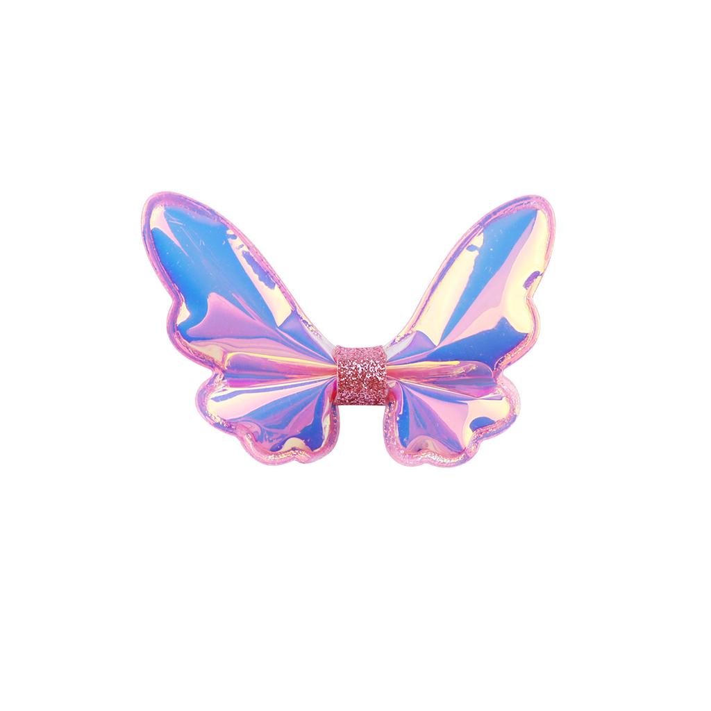 Glitter Mini Butterfly Hair Clips for Baby Girls Sparkly Colorful Hair Accessories Women Cute Small Tiny Clips Hair Accessories