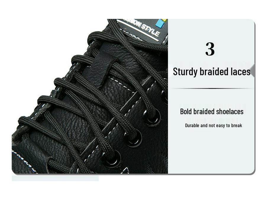 High-Top Anti-Smash, Anti-Puncture Work Safety Shoes with Non-Slip Rubber Sole