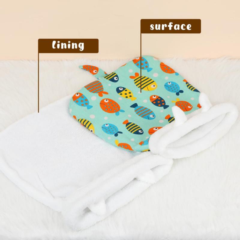 Cat Sleeping Bag Winter Warm Plush Pet Nest Bed Soft Fluffy Thickened Cave for Kittens Puppies Small Medium Dogs Cats