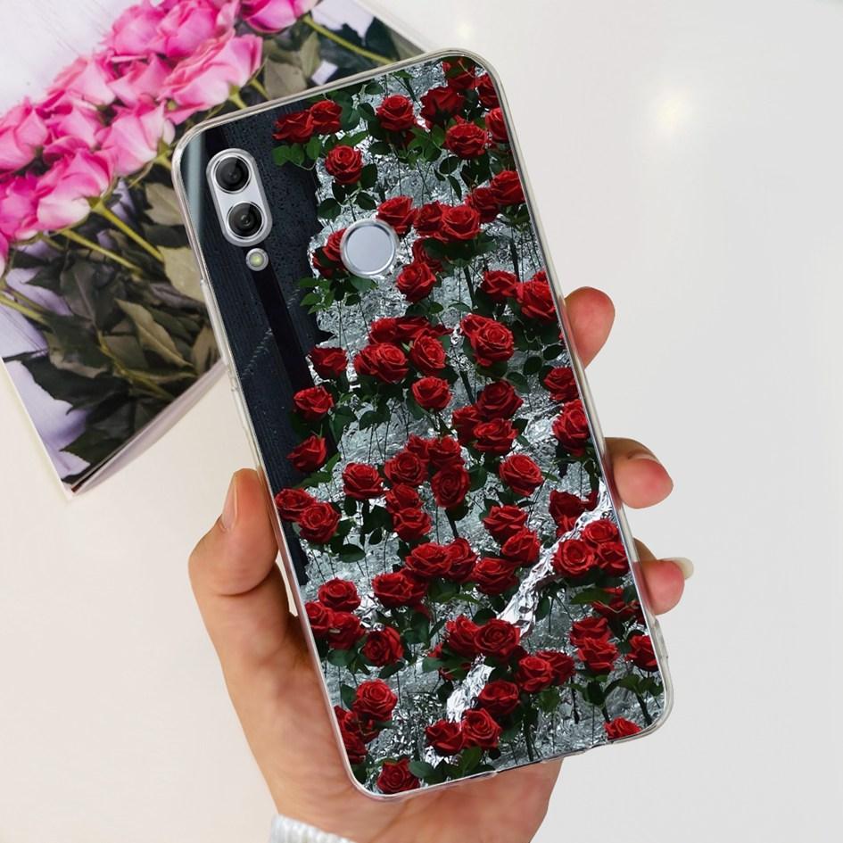Für Honor 10 Lite Hülle HRY-LX1 HRY-LX2 Abdeckung Mode Schmetterling Transparentes Silikon Hüllen Für Honor 10 10i Honor10 Bumper