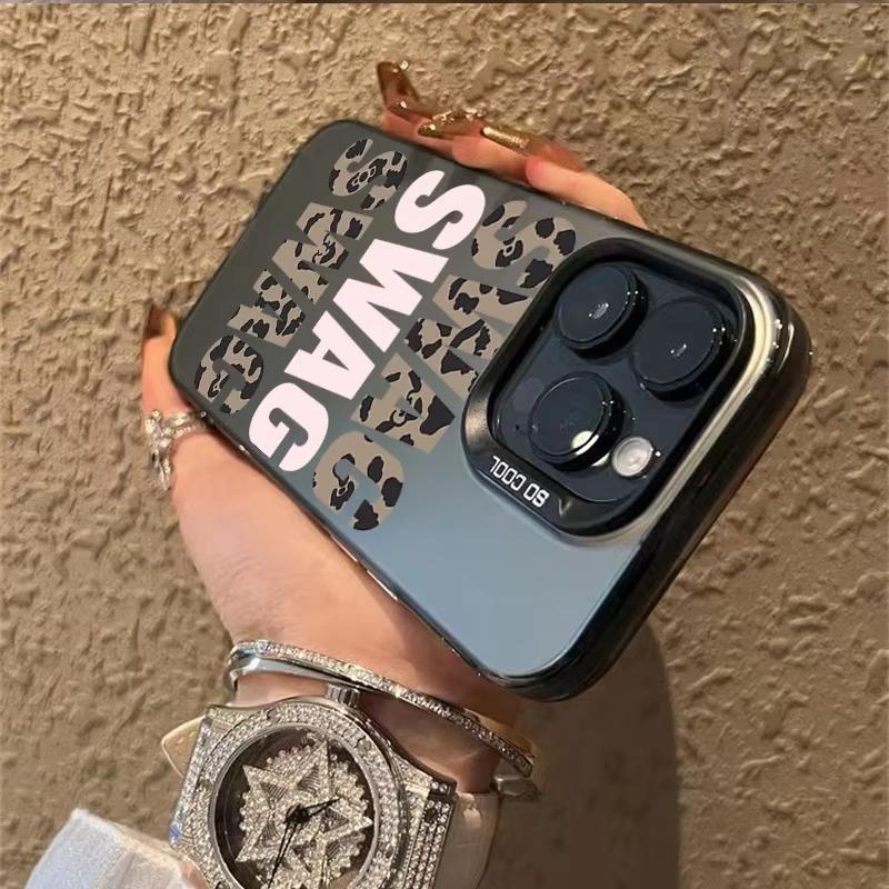 Camouflage Letter SWAG Pattern Phone Case For Samsung Galaxy S26 S24 S25 S23 Ultra S22 S21 S20 Plus FE A54 A55 Shockproof Cover
