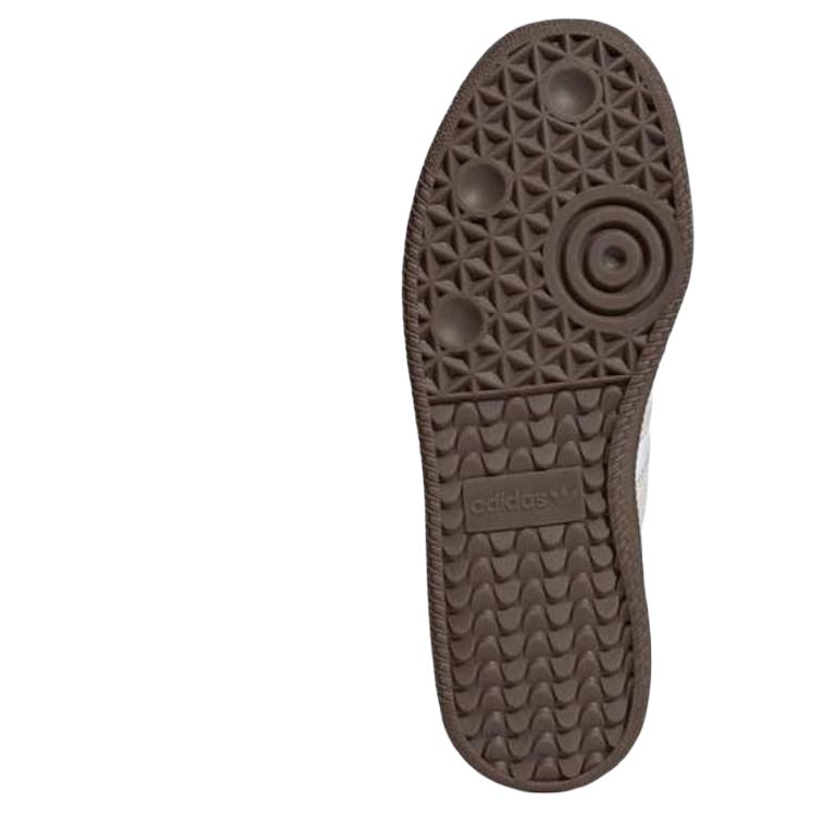 Adidas Originals SAMBA XLG Abrasion Resistant Low top Skateboard Shoes Unisex White Brown Sneakers JR3325