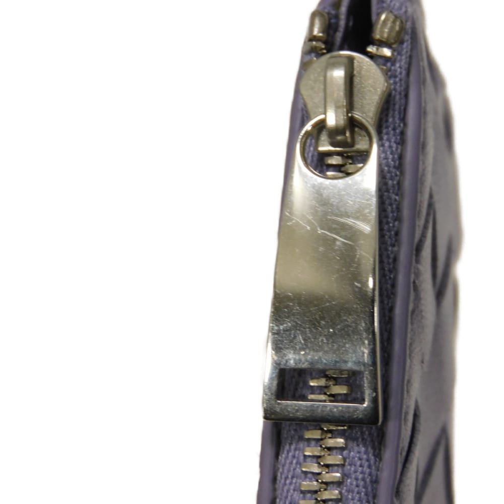 Used 11897 coin key holder 609315 7943 pastel purple RFID IC maxi intrecciato lavender unisex from Japan AUTHENTIC