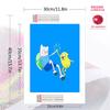 Adventure Time Pattern  3pcs 100% Round Full Drill 5D DIY Diamond Painting Embroidery Cross Stitch Rhinestone Décor