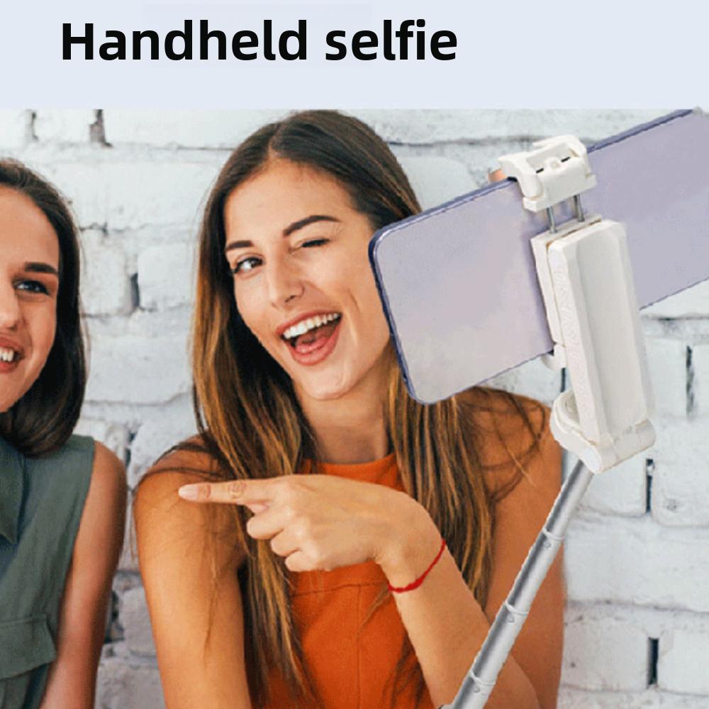 360° Rotation Bluetooth Selfie Stick Extendable Selfie Stick Tripod  Phone Accessories