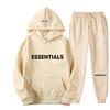 2024 Fear of God Essentials Unisex Hoodie Set - Doppelnähte, High Street Stil für Herbst/Winter