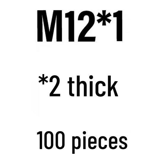 M6-M30 White Zinc Hex Thin Fine Thread Lock Nut GB808.