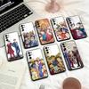 Anime Ace A- Attorney Phone Case For Samsung S25,24,23,22,30,21,10,9,Ultra,Plus,Lite,FE,4,5 G Soft Black Case