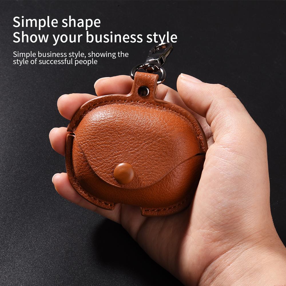 For Xiaomi Redmi Buds 6 Charging Case Cover Leather+PC Earbuds Protective Case