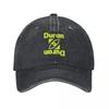 Gelbe Duran Vintage 90er Jahre Gewaschene Baseballkappe Streetwear Truckerhut Sommer Damen Herren Kpop Rock Sonnenschutz Snapback Kappe