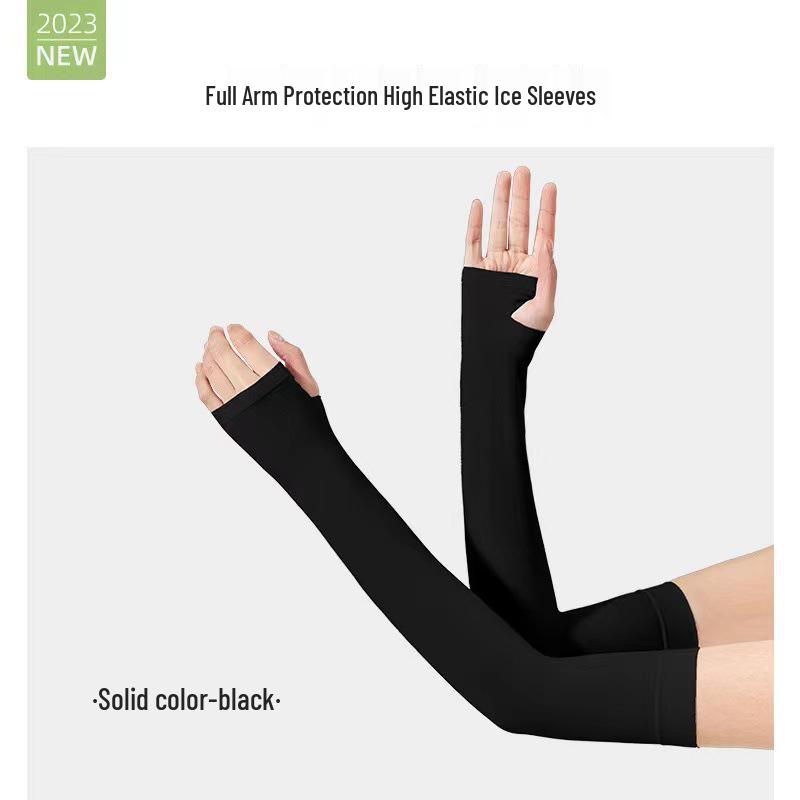 UV Protection Ice Silk Arm Sleeves for Cycling and Outdoor Activities