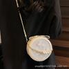 Fashion Light Luxury Niche Versatile Women's Messenger Bag Spring and Summer New Product 2025 Embroidered Three-dimensional Butterfly Portable Small