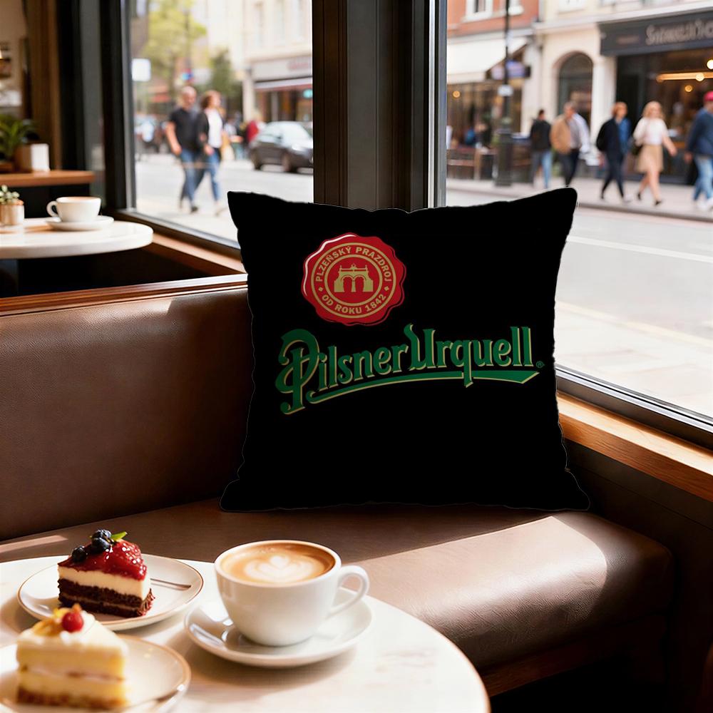 

Beverage Pilsner Urquell Cushion Cover Decorative Cushions Covers Cover Sofa 50x50 Pillow 4 Piece 45x45 40x40 Pillowcase 30X30cm