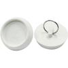 2Pcs Rubber Drain Stopper Fits 1-3/4 Inch to 1-7/8 Inch, Bathtub Drain Plug with Hanging Ring, Rubber Sink Stopper Drain Plug for Bathtub, Kitchen
