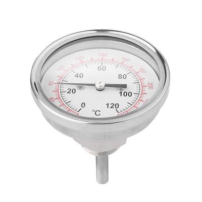 62mm 120 stopni Celsjusza Termometr Bimetaliczny Wysokotemperaturowy Piekarnik Grill BBQ Analogowy Wskaźnik Podwójna Skala