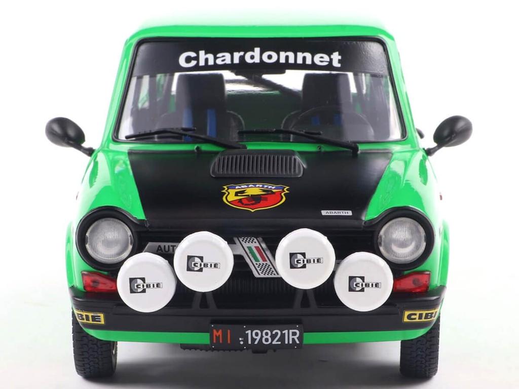 SOLIDO Scale Autobianchi A112 Abarth 1980 Complete Diecast Model Car S1803806 1/18 Mk.5 (Green)