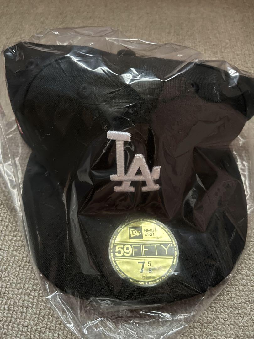 

[USED] Dodgers 59FIFTY TOKYO SERIES 7 5/8 Black Cap