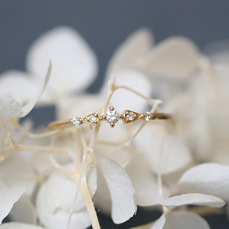 Gold-Plated S925 Sterling Silver Index Finger Ring for Women – Elegant and Minimalistic Design