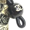 CHANEL Coco ball Camellia CC CC Mark Shoulder Bag Tote Bag Canvas Black/White