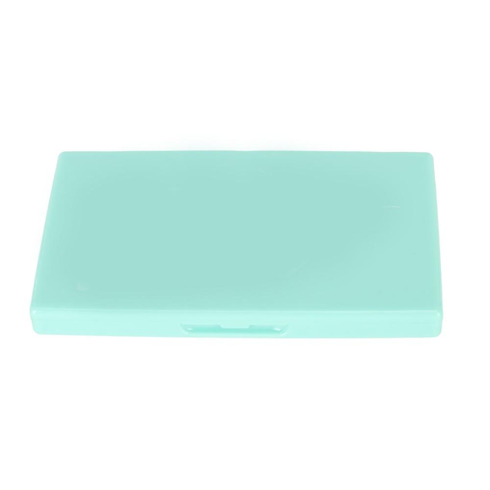 Light Green Needle Storage Box Rectangle Shape Sewing Needle Organize  For Beginners