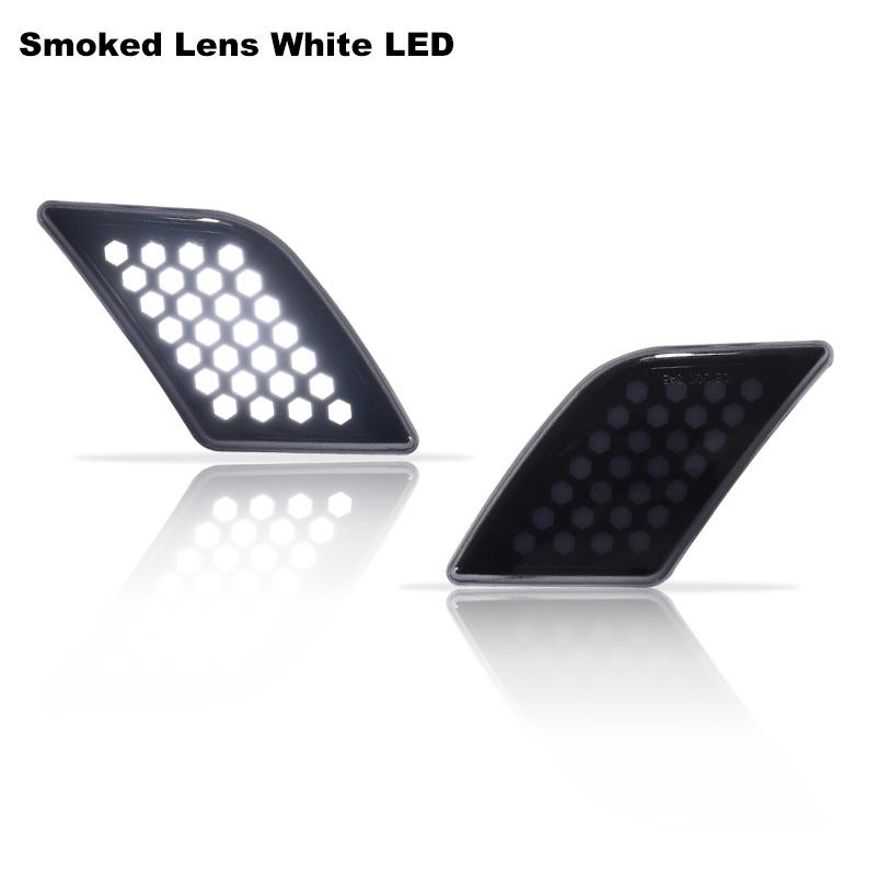 2x For Mercedes Benz W204 LED Side Marker Lights Turn Signal Lamps C250 C300 C350 C63 SL65 AMG Car-Styling Canbus OEM#2048200121