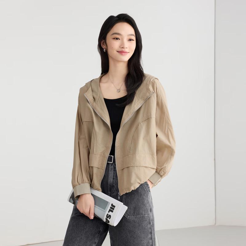 

Elva Island Women s Thin Long-Sleeve Casual Jacket M