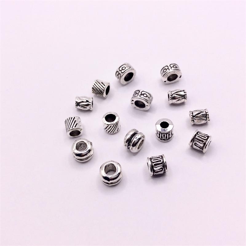 Tibetan Silver Beaded Spacer Beads for DIY Jewelry: Bracelet, Necklace, Hand String Accessories