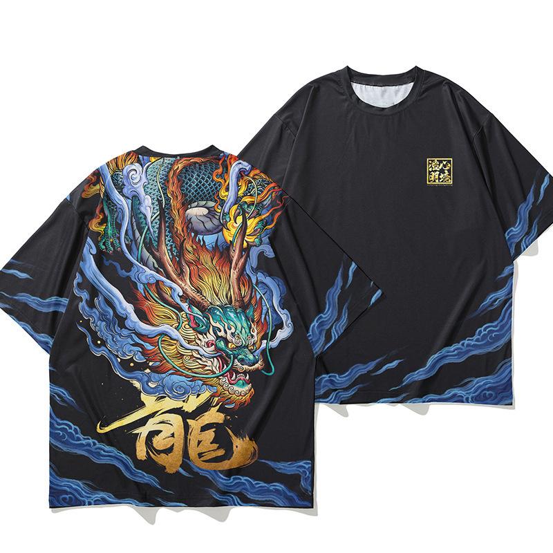 Summer T-shirt 3D Cartoon Animation Printed T-shirt Short Sleeved T-shirt Top