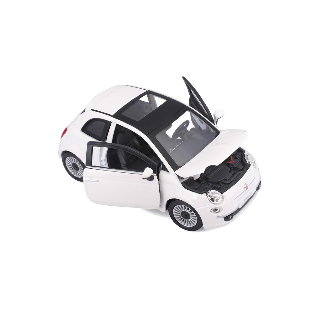 Blargo Fiat Mini Car FIAT 500 2007 1/24 (White) [Item]