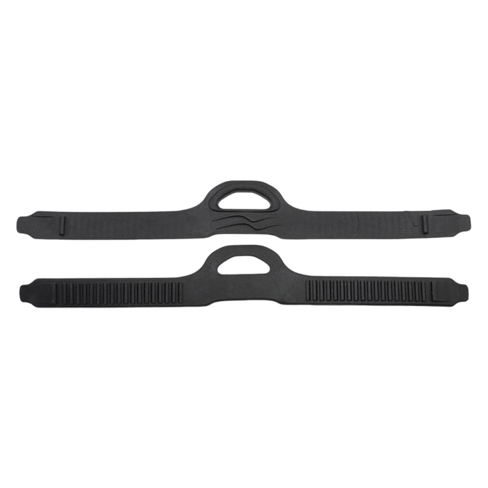 1Pair Fin Flippers Strap with Quick Release Buckles Black Fin Strap TPR Fin Straps Replacement for Underwater Diving Swimming