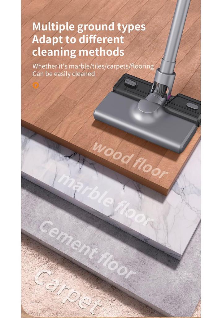 High-Power Wireless Vacuum Cleaner with Multi-Function Suction, Mopping, and Dust Mite Removal for Home Use