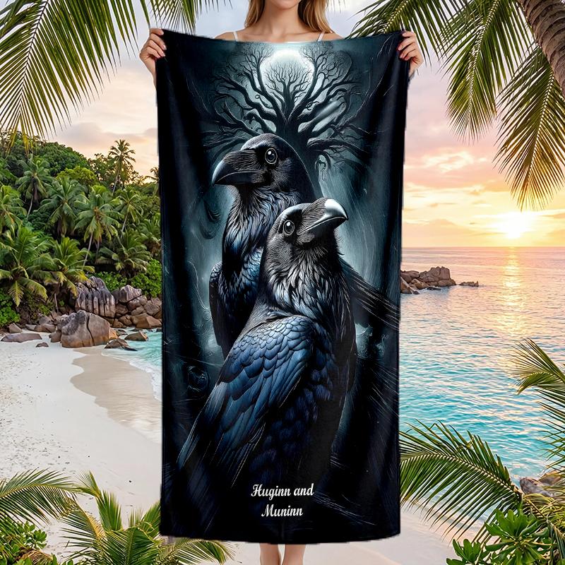 Vintage Artwork Fashion Beach Towel: Ideal for Summer Adventures Soft, absorbent and quick drying suitable for swimming and bathing