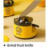 Small Yellow Duck Mini Suction Cup Sharpener, Home Quick Sharpening Tool, Kitchen Mini Sharpener, Sharpening Stone, Easy To Use