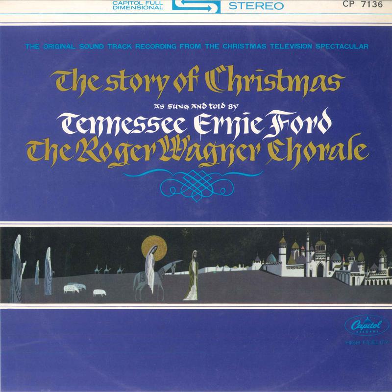 

LP Record TENNESSEE ERNIE FORD - Christmas story CP7136 CAPITOL Japan Classical Used