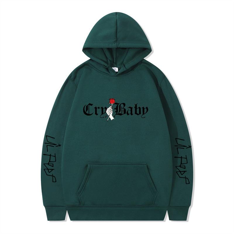 New product, American rap singer lil peep shirt men's and women's fleece hooded sweater
