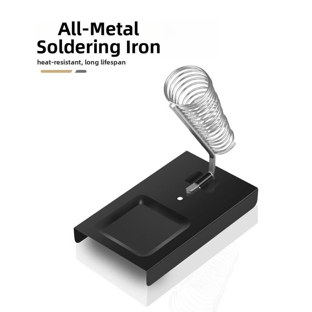 All Metal Soldering Iron Stand with Heavy Base and Spring Holder for Stable and Safe For Welding Tool Placement