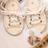 Shoelaces Shoe Tying Toy Puzzle Improve Intelligence Game Toy Wooden Threading Game Children Shoe Tying Toy