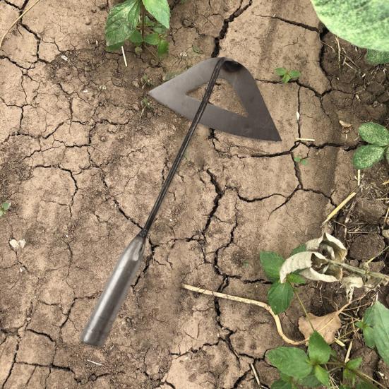 Azada Cóncava Alta Durabilidad Anti-deformación Hierro Azada Pequeña Borde Duradero Herramientas de Jardinería para el Hogar