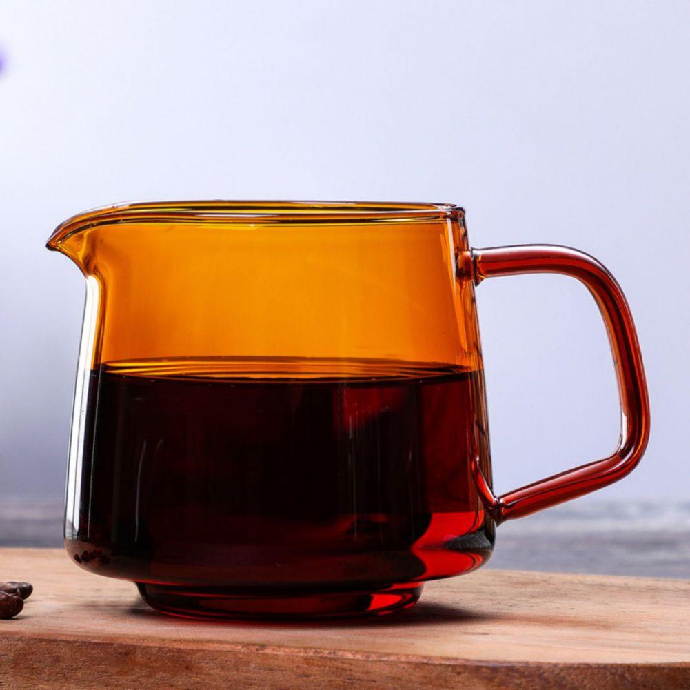 300/550ml High Temperature Resistant Glass Coffee Pot Pour Over Range Coffee Server Carafe Drip Coffee Cup Milk Jug Tea Kettle