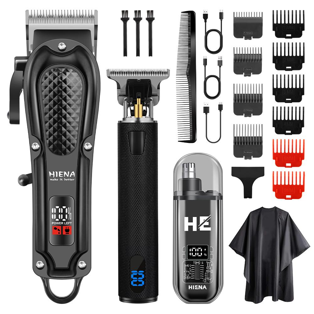 HIENA Clipper Electric Hair Trimmer for men Electric shaver professional Men s Hair cutting machine Wireless barber trimmer